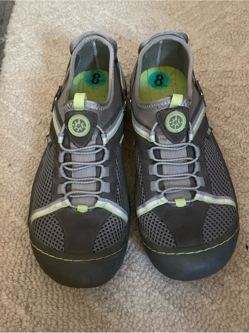 J-41 Jeep Women's Shoes Walking Hiking Trail Black Green Comfort Size Sz 8